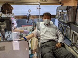 守山献血会2021　松井よしのり先生